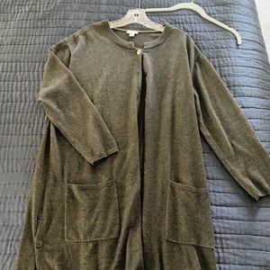 J. Jill 1x Plus Duster Cardigan Sweater
